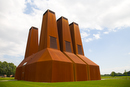 The Netherlands,Utrecht,
June 2008.
Energy plant.
The orange-red steel sculpture of the energy plant of the University of Utrecht. 
